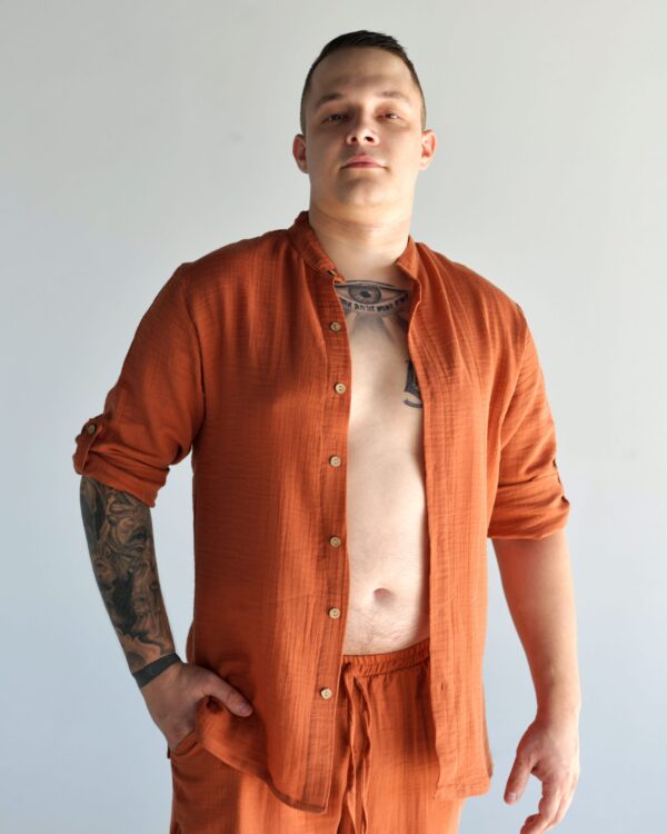 Mušelínový pánský set