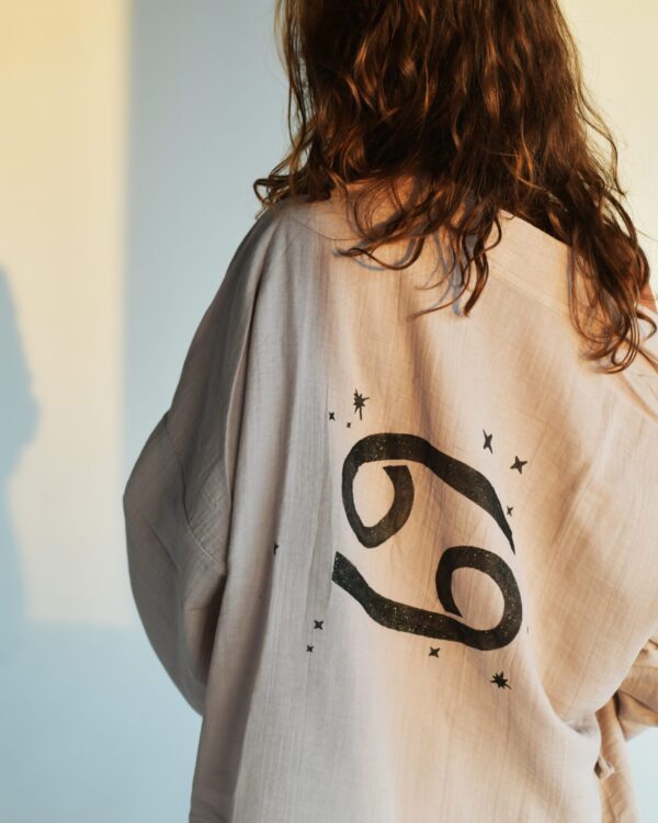 Kimono Zodiac krátke (Grey Cancer)
