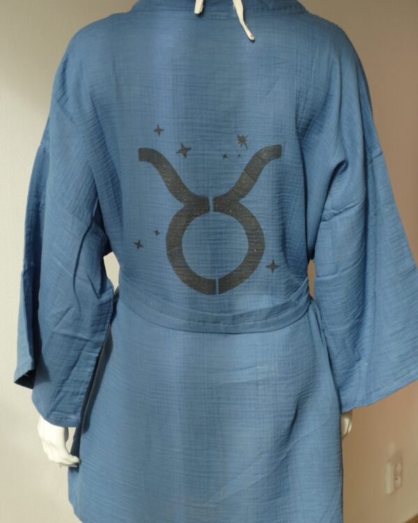 Kimono Zodiac krátke (Blue Taurus)