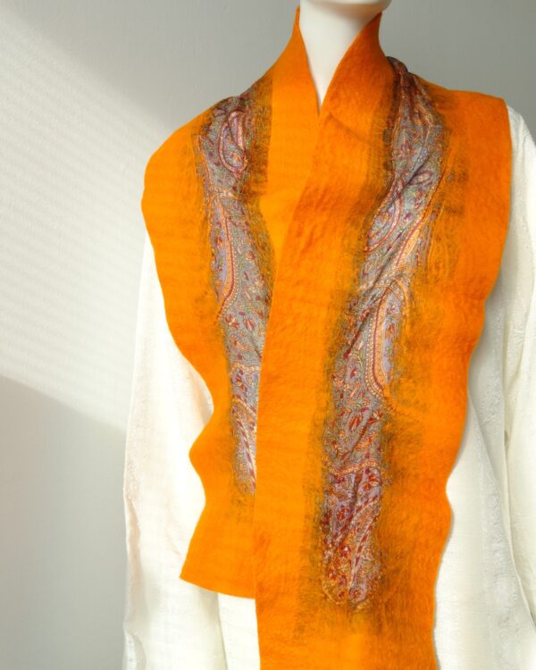 Hodvábný šál (Orange)